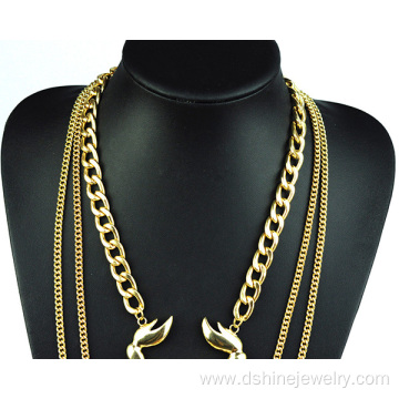 Long Necklaces For Women Jewelry Chain Animal Shape Necklace